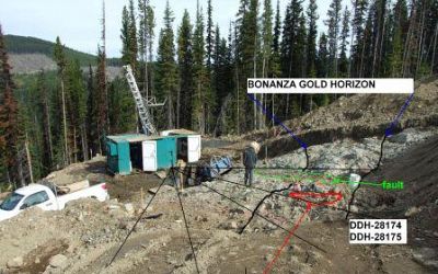 Drilling at Bonanza Trench