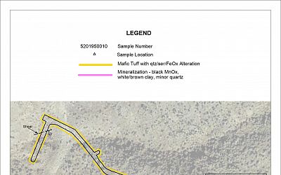 Map of 150 foot level-plan view